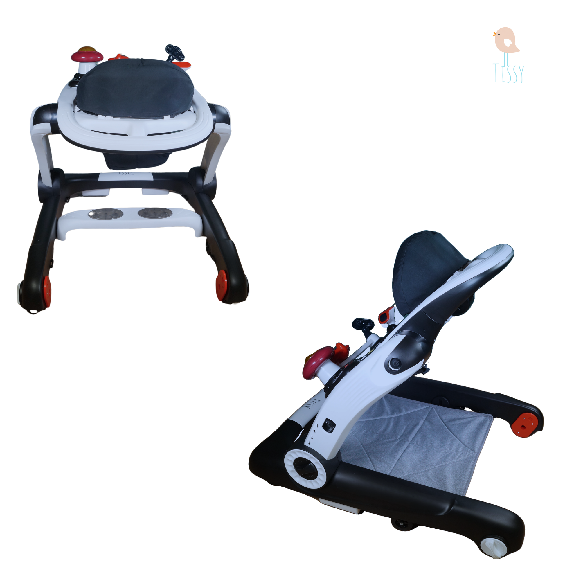 Tissy® Babywalker alles in 1 Zwart