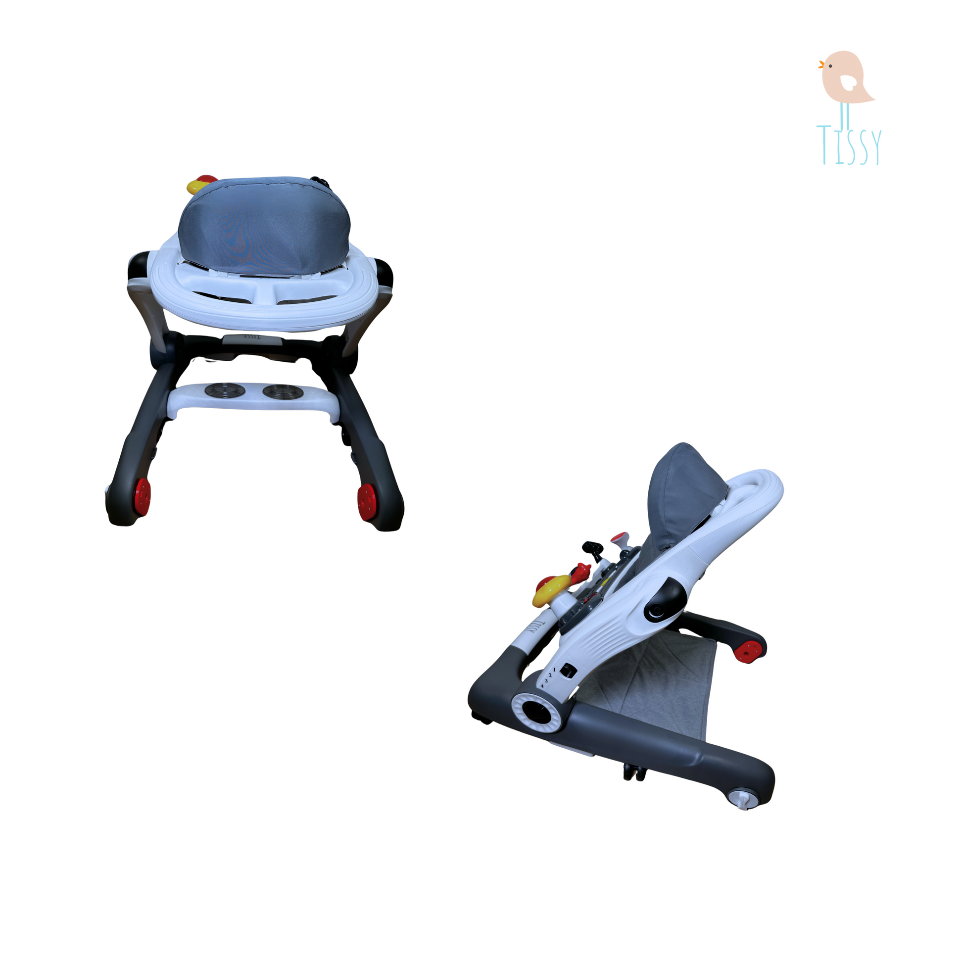 Tissy® Babywalker alles in 1 Grijs